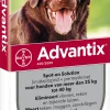 Advantix Spot-on 400 anti vlooien- en tekenmiddel 4 pipetten 25 - 40 kg
