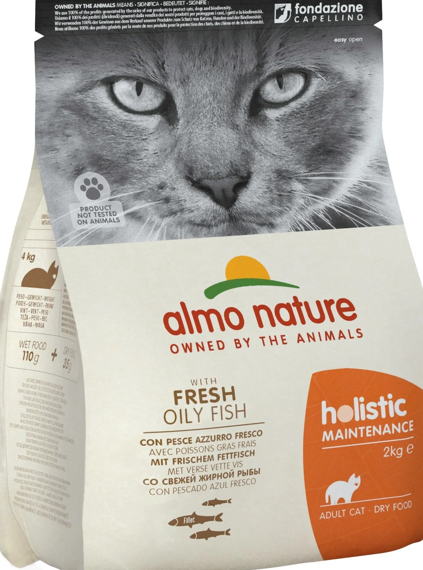 Almo Nature Holistic Witvis Met Rijst 2 kg