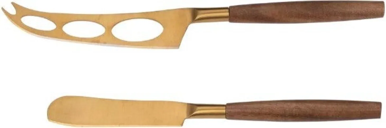 Alpina kaasmes Cheese goud 2-delig