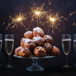 Ambiente servet oliebollen 33 x 33 cm 20 stuks