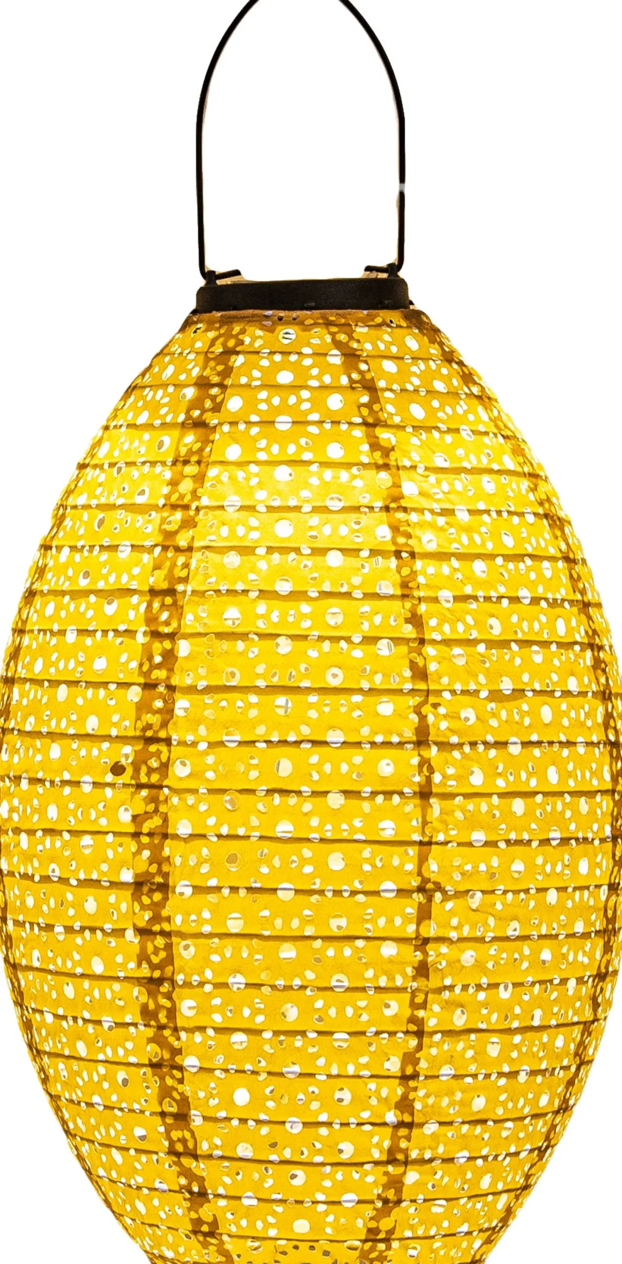 Anna's Collection lampion geel D 22 H 32 cm