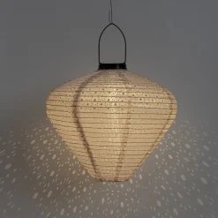 Anna's Collection lampion Marrakesh bruin D 29 H 33 cm