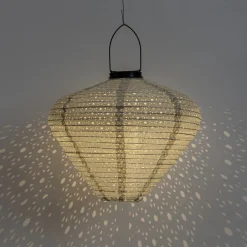 Anna's Collection lampion Marrakesh groen D 29 H 33 cm