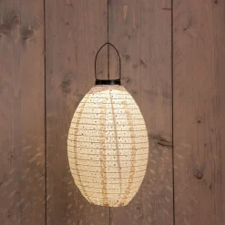 Anna's Collection lampion Marrakesh bruin D 22 H 32 cm