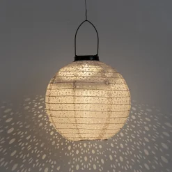 Anna's Collection lampion Marrakesh bruin D 25 H 25 cm