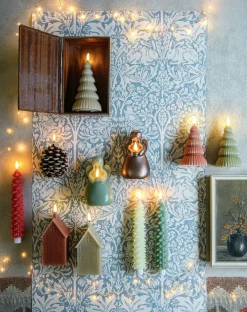 Anna's Collection LED dinerkaars Rambu kerstboom groen D 2,2 H 23 cm