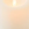 Anna's Collection LED stompkaars met timer Rustiek crème D 7,5 H 10 cm
