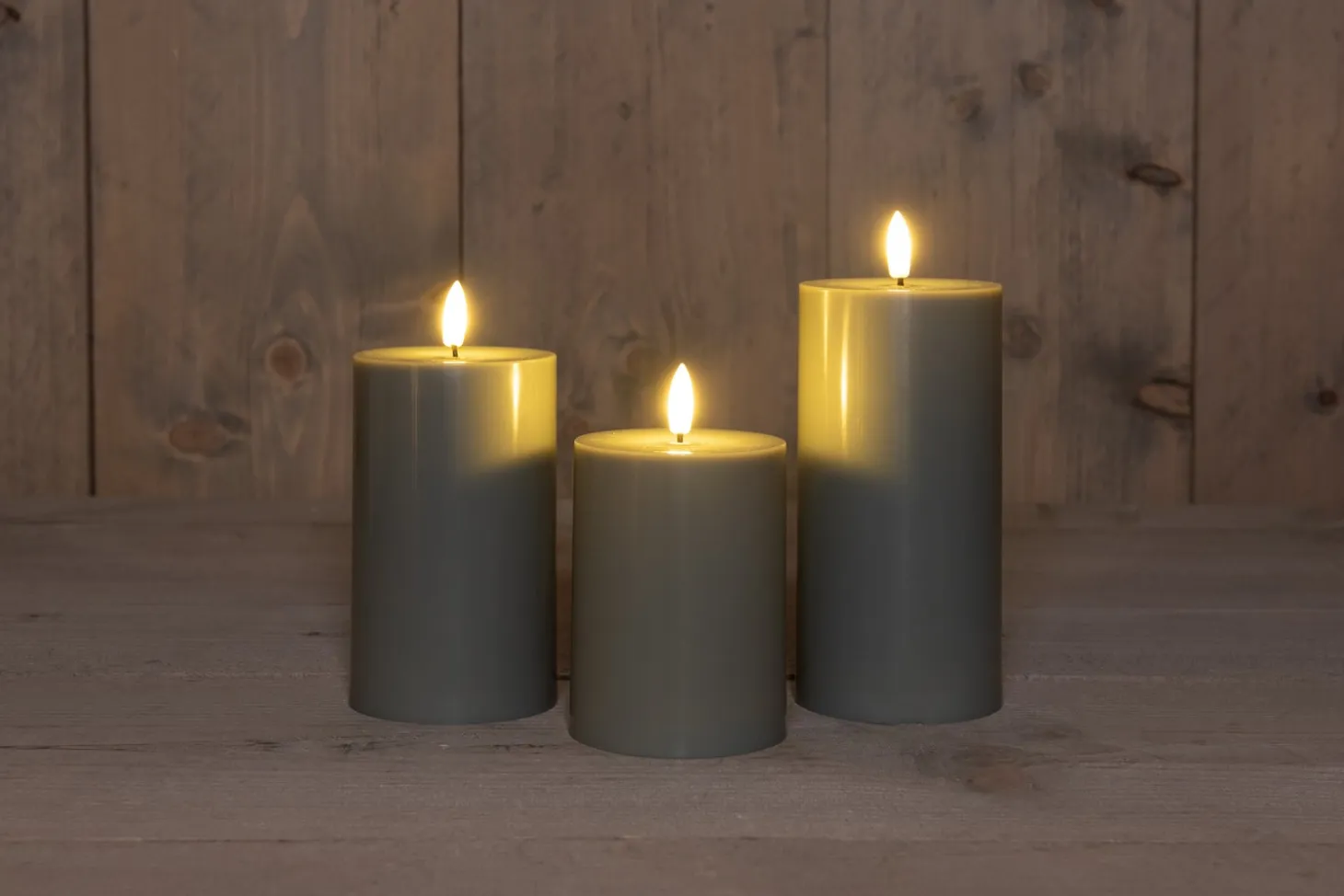Anna's Collection LED stompkaars groen 3 stuks