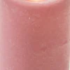 Anna's Collection LED stompkaars met timer Rustiek crème D 7,5 H 12,5 cm