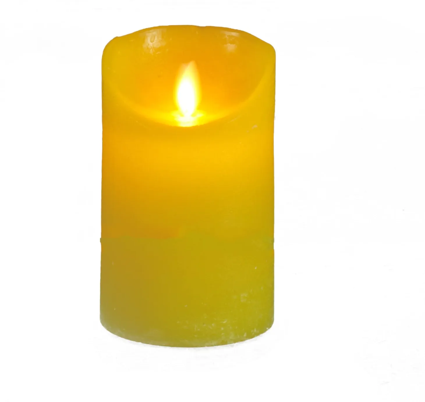 Anna's Collection LED stompkaars Rustiek roze D 7,5 H 15 cm