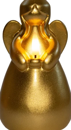 Anna's Collection LED stompkaars Ange engel goud D 8 H 14,5 cm