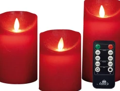 Anna's Collection LED stompkaars zwevend wit D 5 H 18 cm 4 stuks