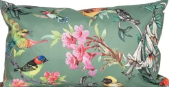 Anna's Collection sierkussen Vogels groen 50 x 30 x 12 cm
