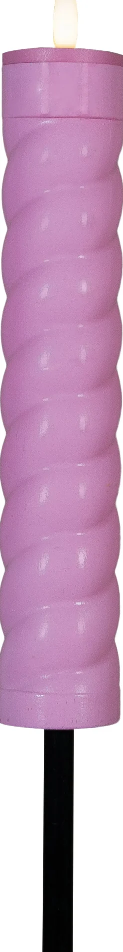 Anna's Collection solar fakkel Swirl roze D 4 H 97 cm