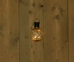 Anna's Collection solar hanglamp transparant D 7,5 H 11 cm