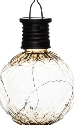 Anna's Collection solar hanglamp transparant D 7,5 H 11 cm