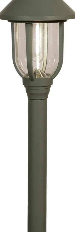 Anna's Collection solar staande buitenlamp groen D 9 H 41 cm
