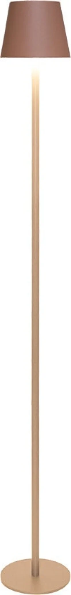 Anna's Collection staande buitenlamp terracotta D 21 H 120 cm