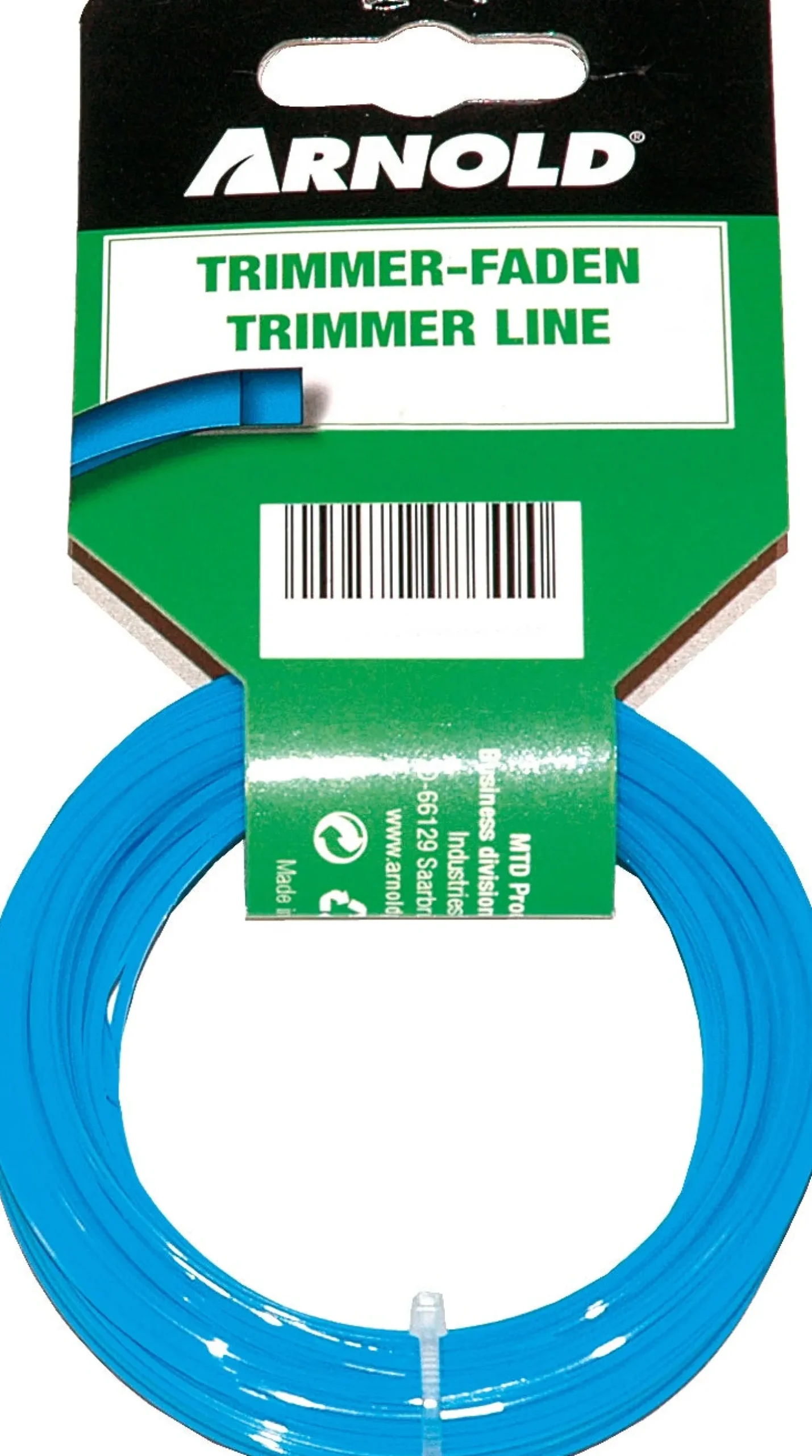 Arnold trimmerdraad 1,6 mm x 15 m blauw