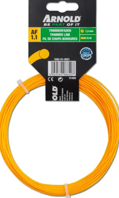 Arnold trimmerdraad 1,3 mm x 15 m geel