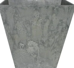 Artstone plantenbak Ella 30 x 30 cm grijs