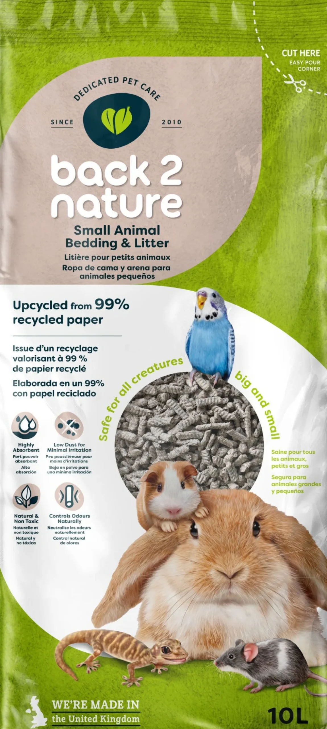 Back-2-Nature bodembedekker papier 10 L