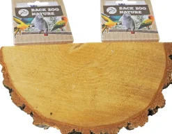 Back Zoo Nature rustplank boomschors halfrond 26,5 x 22 x 4,5 cm