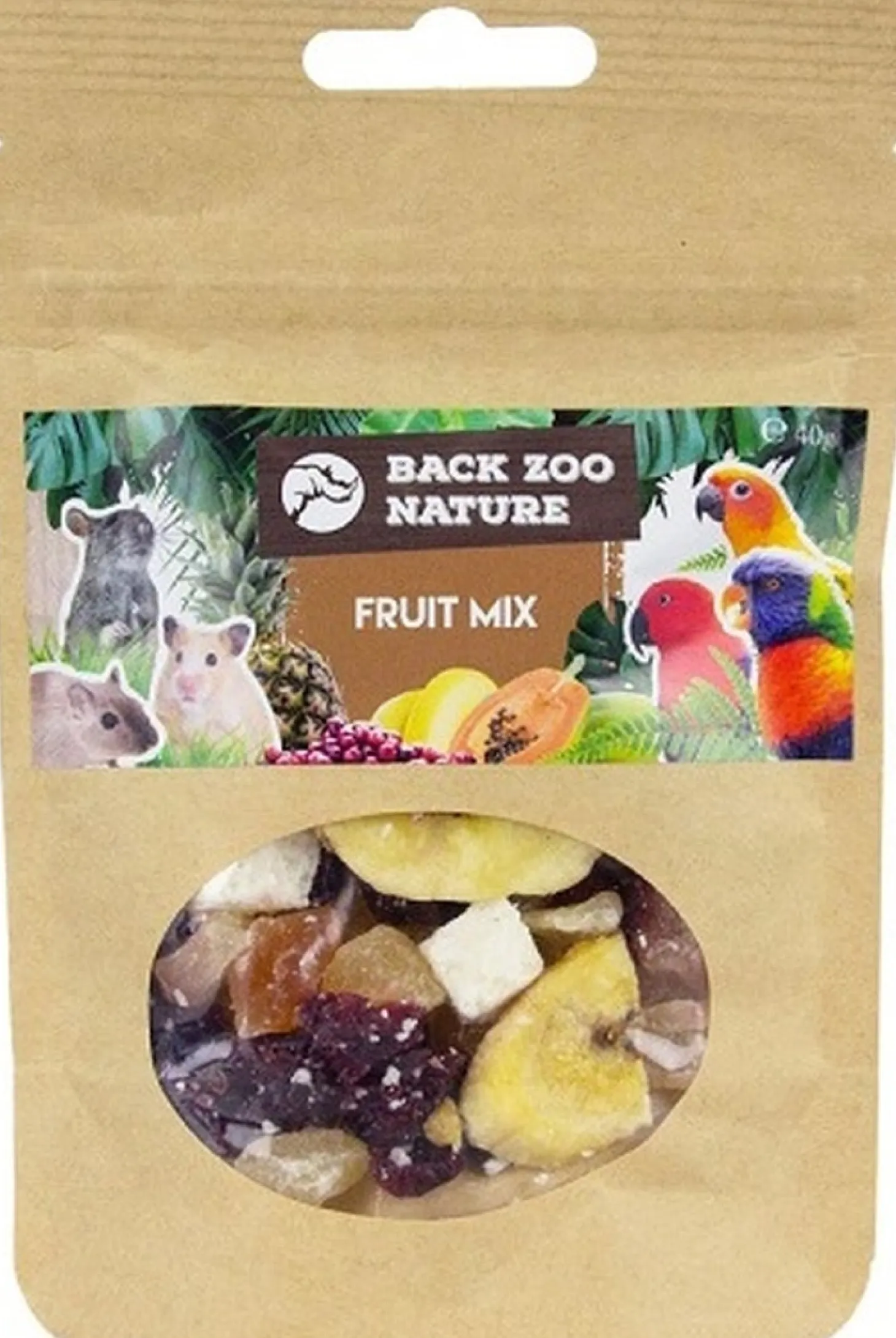 Back Zoo Nature vogelsnack fruit mix 40 g
