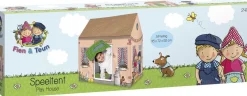 Bambolino Toys speeltent Fien & Teun beige 95 x 72 x 102 cm