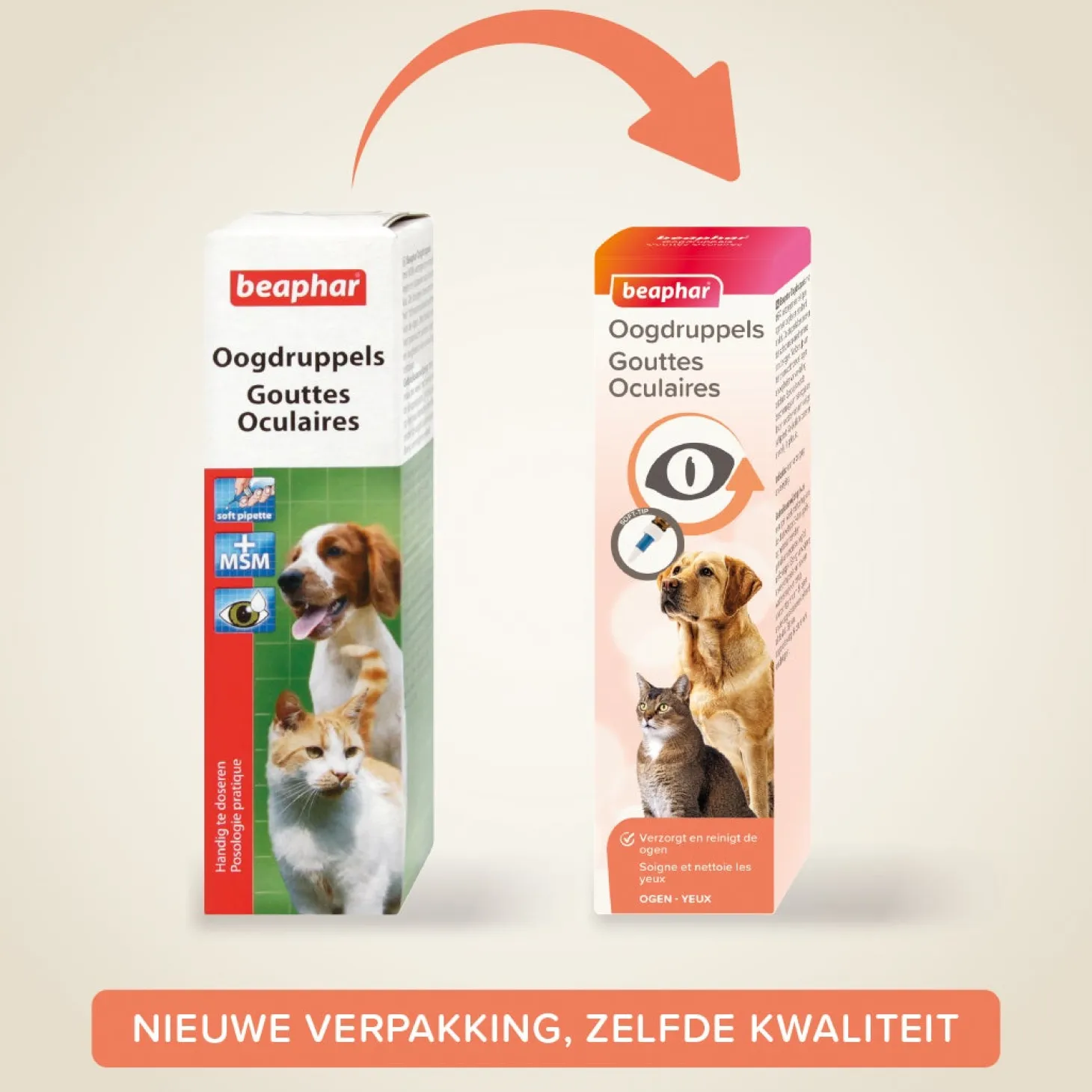 Beaphar hond en kat oogdruppels 50 ml
