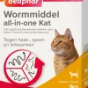 Beaphar ontwormingsmiddel All-in-One tabletten kat klein 2 stuks