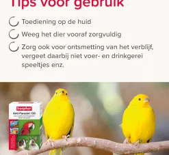 Beaphar ontwormingsmiddel Anti-Parasiet 10 vogel / knaagdier van 20-50 gram 2 stuks