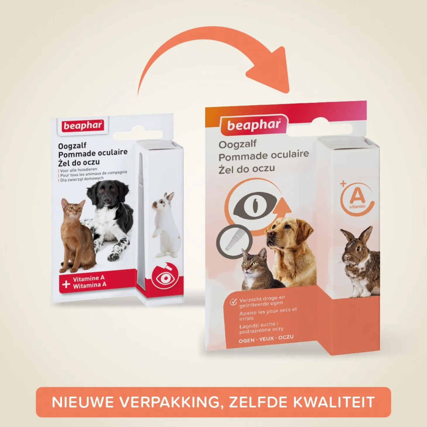 Beaphar oogzalf hond en kat 5 ml