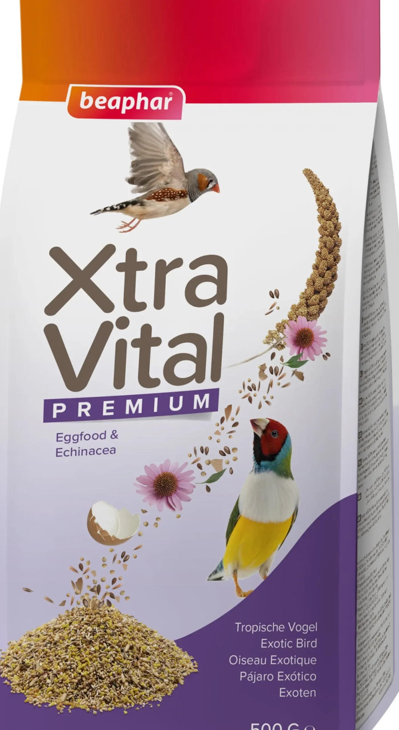 Beaphar vogelvoer Xtravital parkiet 500 g