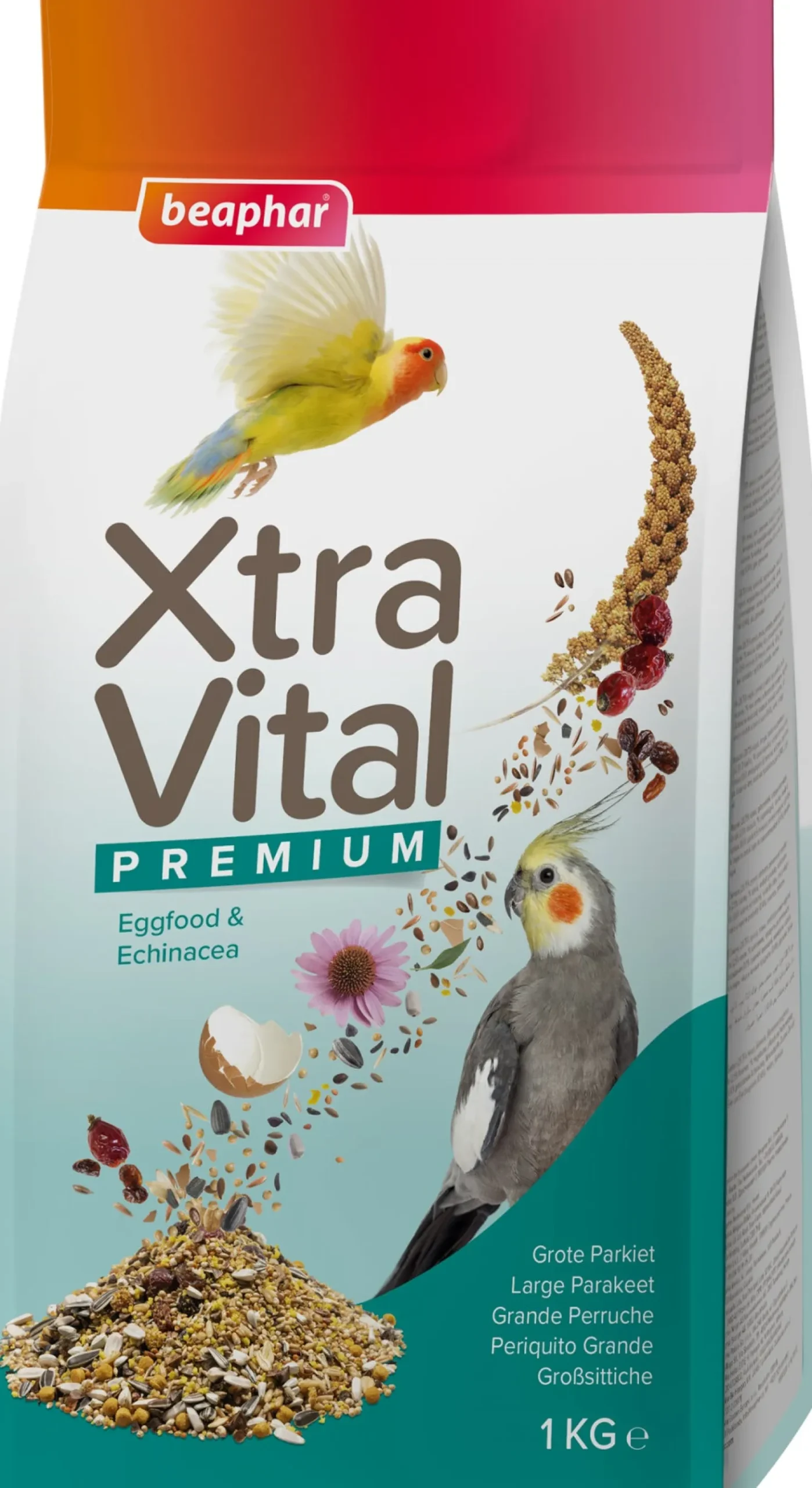 Beaphar vogelvoer Xtravital grasparkiet 1 kg