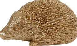 Beeld egel goud 9 x 6 x 4 cm