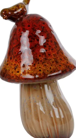 Beeld Forest bruin / rood 10 x 9 x 16 cm