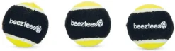 Beeztees bal Fetch zwart D 6,3 cm 3 stuks