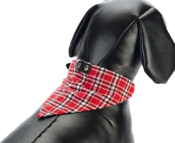 Beeztees halsband met rood doekje Ø32cm