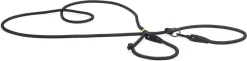 Beeztees hondenriem met halsband Parinca Premium zwart 300 x 1 cm