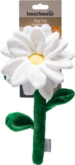 Beeztees knuffel Bloem Daisy 30 x 16 x 4 cm