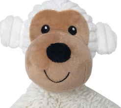 Beeztees knuffeldoek Snuffie aap Brono 16 x 6 x 30 cm