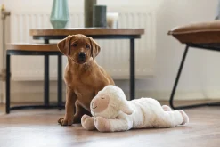 Beeztees knuffel Heartbeat schaap Bowi 42 x 12 x 18 cm