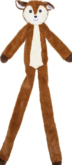 Beeztees knuffel Slinger hert 15 x 7,6 x 104 cm