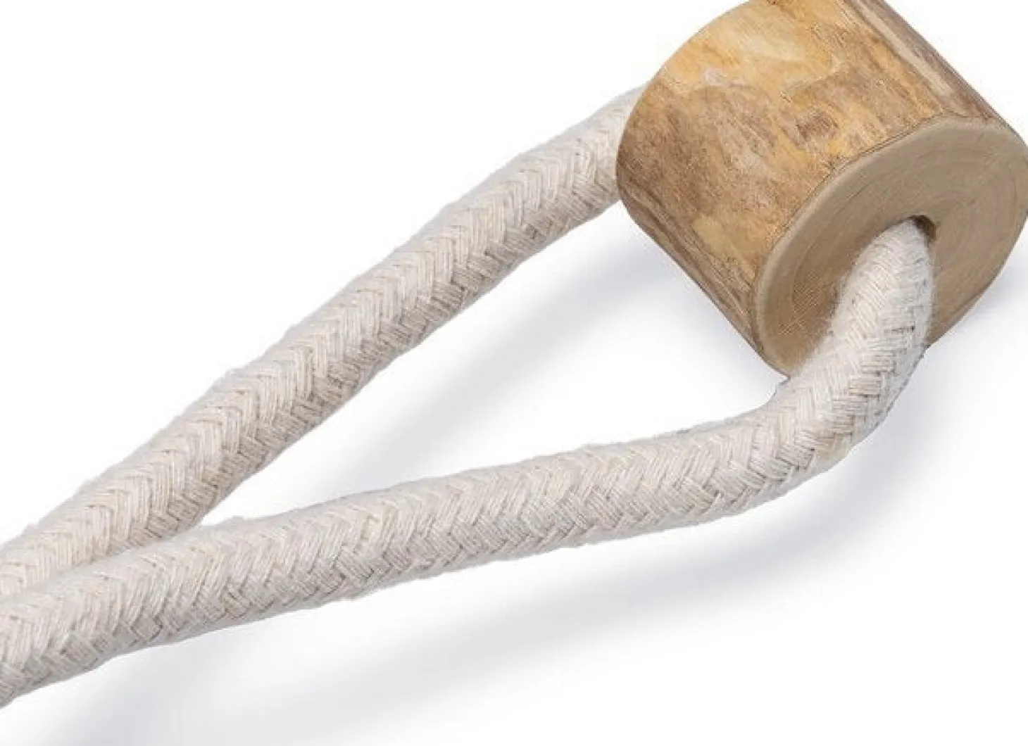 Beeztees speeltouw slingerbal small D 6,5 H 17 cm