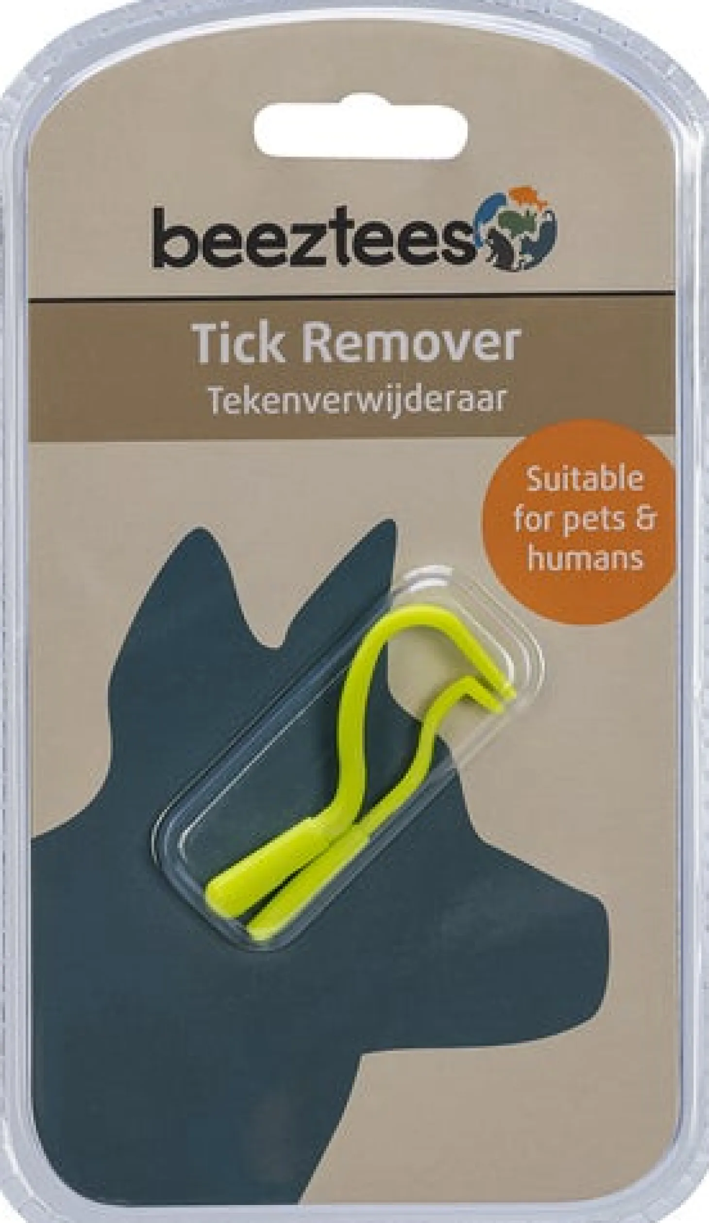 Beeztees tekentang groen 2 stuks