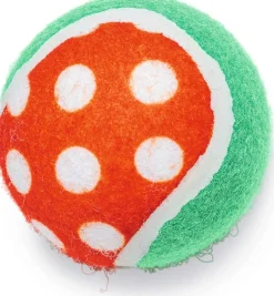 Beeztees tennisbal met kerstprint D 6,3 H 6,3 3 stuks