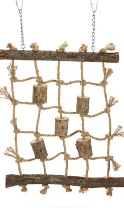 Beeztees vogelspeelgoed Ziggy naturel 46 x 30 x 3 cm