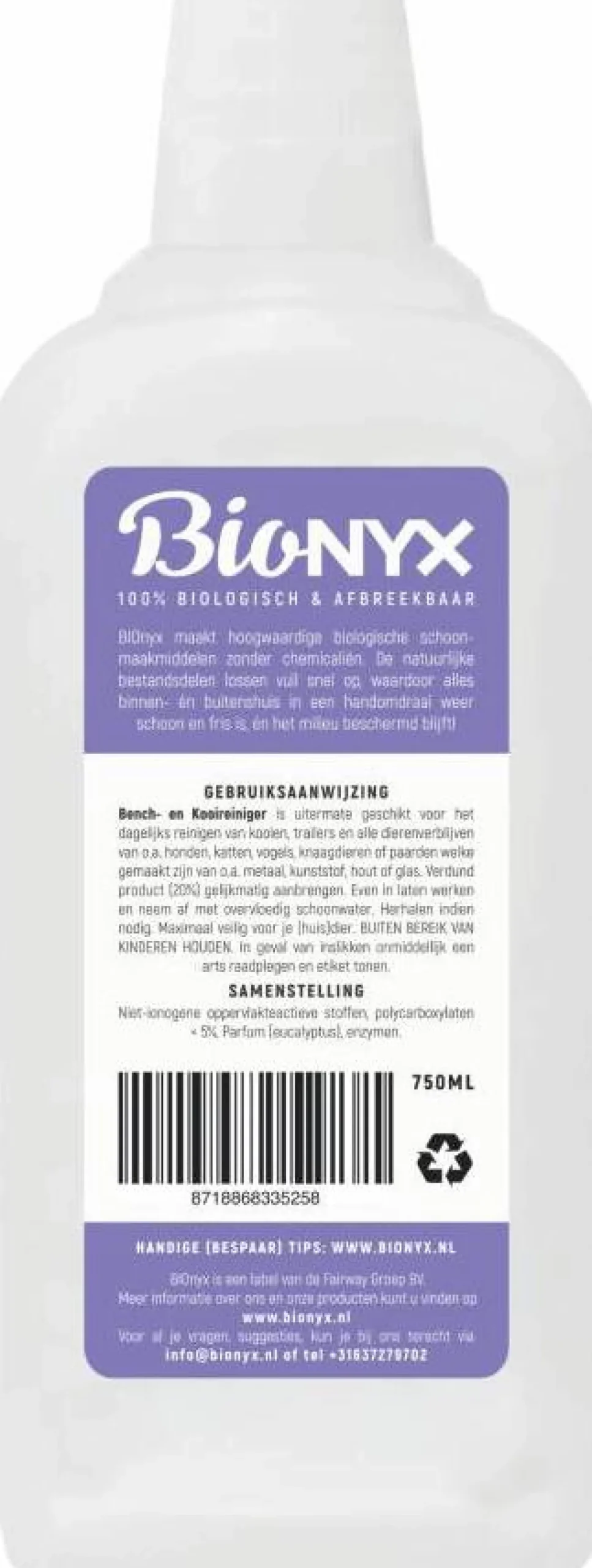 BIOnyx bench- en kooireiniger 750 ml