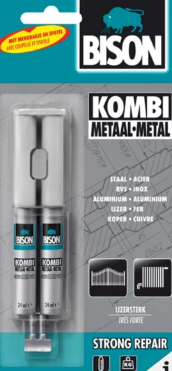Bison twee-componentenlijm metaal 24 ml